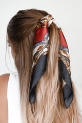 Square Silk Scarf Headband