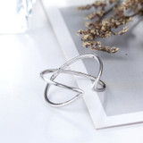 Bohemian Vintage Sterling Silver Cross Ring