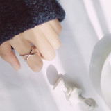 Bohemian Vintage Sterling Silver Cross Ring