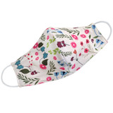 White Floral Face Mask White Floral Face Mask