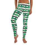 Shamrock Striped leggings, Capris and Shorts