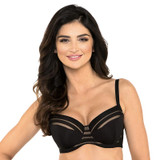Full Figure Padded Striped Bra Gorteks Luna
