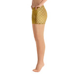 Gold Mermaid leggings, Capris and Shorts