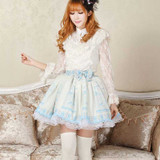 Sweet Skirt Preppy Cartoon Mini Lace Lolita