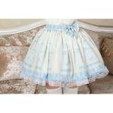 Sweet Skirt Preppy Cartoon Mini Lace Lolita