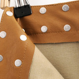 Vintage A Line Solid PU Leather Skirt High Waist