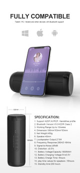 Waterproof Bluetooth Portable Speaker