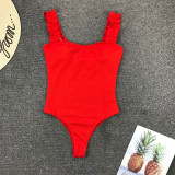 Sexy High Cut Bodysuit Bikini
