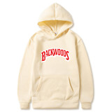 Men's Fashion Autumn Winter Hip Hop Pullover Hoody Streetwear Backwoods Hoodie Sweatshirt