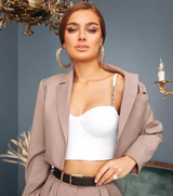 Vintage Sexy Chains Strap Crop Top Vintage Sexy Chains Strap Crop Top