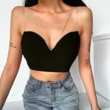 Summer Party Sexy Chains Strap Crop Top Summer Party Sexy Chains Strap Crop Top