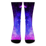Pink Galaxy - Crew Socks