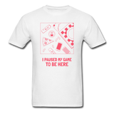 Paused my game Men's T-Shirt tee