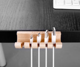 New Handmade Wooden Cable Organizer and Cord Management System
