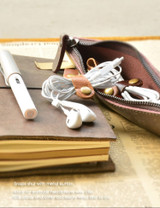 New Handmade leather cord keeper management