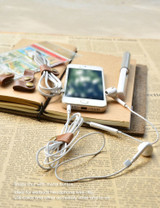 New Handmade leather cord keeper management