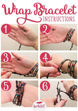 New Original Handmade Leather Wrap Bracelet