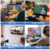 Christmas Gift 1080P Webcam with Microphone for Desktop,Camera for PC with Microphone for Video Conferencing/Skype/Zoom/Facetime,USB Webcam,USB Camera for Computer/Laptop/Mac