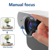 Christmas Gift 1080P Webcam with Microphone for Desktop,Camera for PC with Microphone for Video Conferencing/Skype/Zoom/Facetime,USB Webcam,USB Camera for Computer/Laptop/Mac