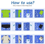 shirt folding board t shirts folder easy and fast For kid to fold Clothes folding boards Laundry folders flipfold 4mm