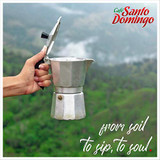 Santo Domingo 100% Pure Ground Coffee Vacuum Packed 8.8 Oz.