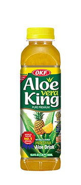 OKF Aloe Vera Drink Pineapple 16.9 Oz (Case of 10)