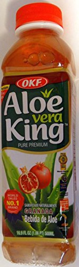 OKF Aloe Vera Drink Pineapple 16.9 Oz (Case of 10)