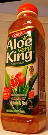 OKF Aloe Vera Drink Pineapple 16.9 Oz (Case of 10)