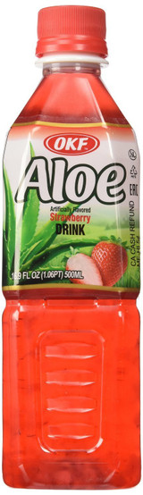 OKF Aloe Vera Drink Pineapple 16.9 Oz (Case of 10)