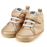 Baby First Walkers Pu Leather Soft Bottom Non-slip Toddler Shoes for Babies