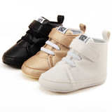 Baby First Walkers Pu Leather Soft Bottom Non-slip Toddler Shoes for Babies