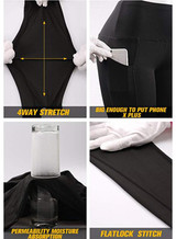 Women High Waist Sports Pants Pocket Yoga Leggings