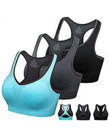 Women Sports Bras High Impact Gym Fitness Yoga Bra
