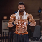 Mens Gym Fitness Shorts Run Jogging Sports Loose Cool Mesh Quick Dry Bodybuilding Sportswear Male  Short Pants