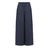 Celmia 2020 Fashion Casual Solid Wide Leg Pants Women High Waist Loose Palazzo Retro Linen Pants Office Ladies Trousers Pantalon