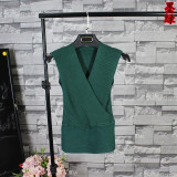 Sexy V-Neck Women  Tops Summer Korean Knitted Cotton Women vetement femme Fashion Vest Casual Sleeveless Tank Top Clothes