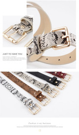 High Quality Female Pu Leather Snake Belts For Women 2019 Hot Designer Belts For Women's Dress Cinto Feminino Belts