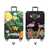 JULY'S SONG Thicken Suitcase Protective Covers For 18-32 Inch Suitcase Case Travel Luggage Bag Trolley Elastic Luggage Cover