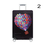 VOGVIGO Luggage Covers Planet Pattern Dustproof Protective Travel Suitcase Cover 18-32 Inch Trolley Bag Case Luggage Accessories