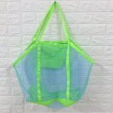 Foldable Portable Beach Bag Kids Children Mesh Storage Bag Beach Toy Baskets Towel Bag Baby Toy Storage Sundries Storage Bags