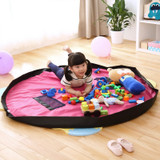 Portable Kids Toy Storage Bag and Play Mat Toys Organizer Bin Box XL Fashion Practical Storage Bags waterproof picnic mat 64142