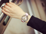 Elegant Quartz Watch Top Brand Leather Women Triangle Dial Watches Ladies Business Wristwatch Relojes Mujer Hot Clock 2018