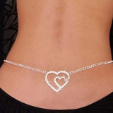 Various Types Sexy Rhinestone Body Jewelry Belly Waist Chain Lower Back Chain for Women Crystal Body Chain Waist Belt Jewelry