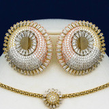 ModemAngel Luxury Sunflower Cubic Zircon Nigerian Necklace Earring Jewelry Sets Women Wedding Indian Dubai Bridal Jewelry Set ModemAngel Luxury Sunflower Cubic Zircon Nigerian Necklace Earring Jewelry Sets Women Wedding Indian Dubai Bridal Jewelry Set