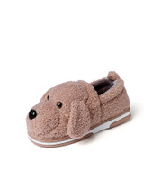 YMECHIC Large Size 2019 Home Winter Flat Woman Shoes Womens Slippers Indoor Cartoon Dog Cute Mules Family Bedroom Furry Slippers