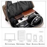 USB Charge Men Backpack Business Bag for 15.6" Laptop Travel Backpacks Large Capacity School College Zipper Male Backpack Solid