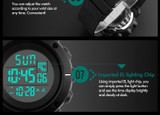 SKMEI Outdoor Sport Watch Men Multifunction Chronograph 5Bar Waterproof Alarm Clock Digital Watches reloj hombre 1213