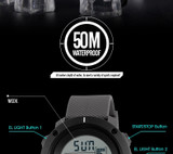 SKMEI Outdoor Sport Watch Men Multifunction Chronograph 5Bar Waterproof Alarm Clock Digital Watches reloj hombre 1213