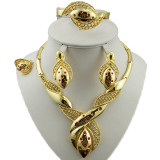 24k gold jewelry sets bridal jewelry set african big jewelry sets  gold plating jewelry set women necklace