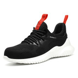 JACKSHIBO Autumn Safety Work Shoes Boots For Men Steel Toe Cap Boots Anti-Smashing Protective Construction Safety Work Sneakers